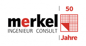 Logo: 50 Jahre Merkel Ingenieur Consult